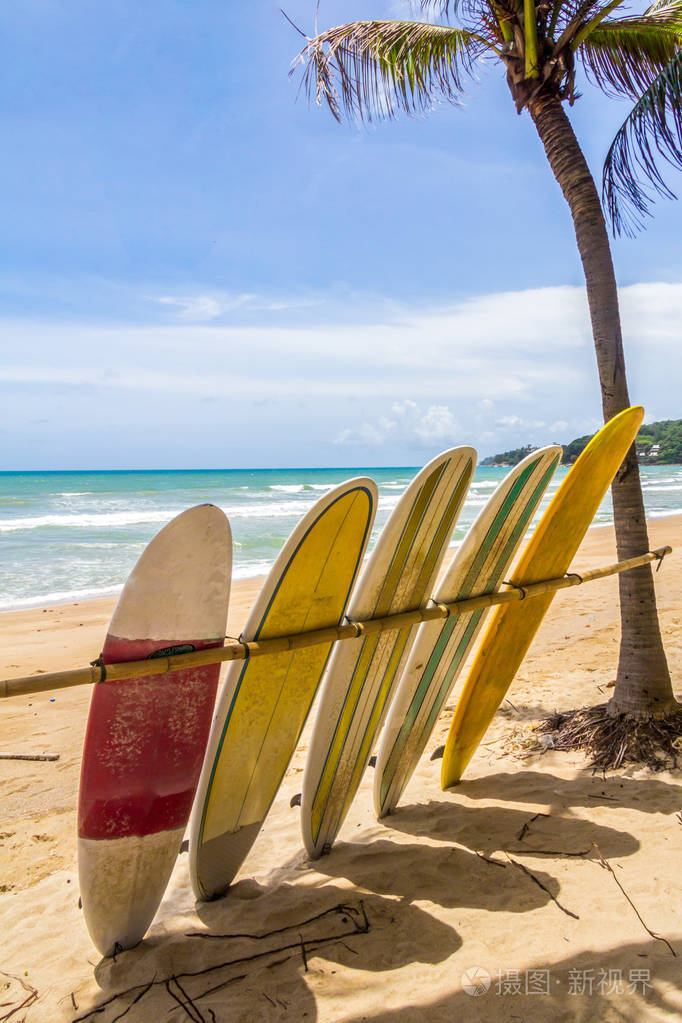 泰国普吉岛苏林海滩租赁冲浪板