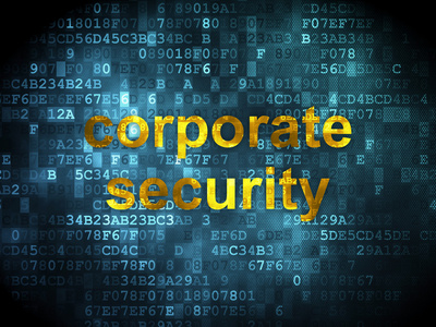 安全理念 企业安全数字背景