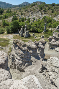 马其顿共和国克拉托沃镇附近 Kuklica 石娃娃的形成