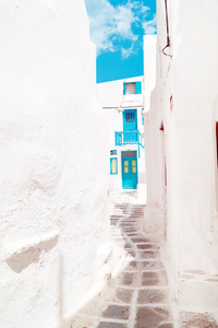 锡夫诺斯岛 希腊传统希腊小巷