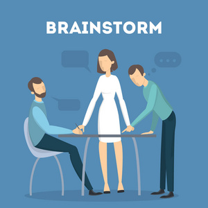 团队集体讨论照片