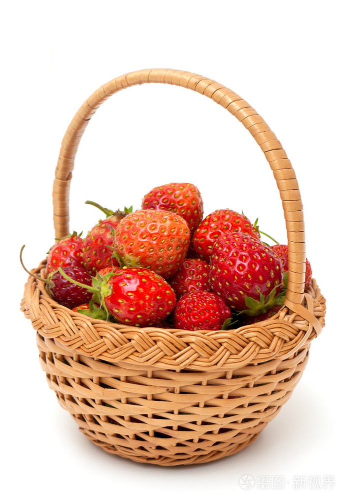 草莓在篮子里