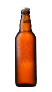 棕色玻璃啤酒瓶