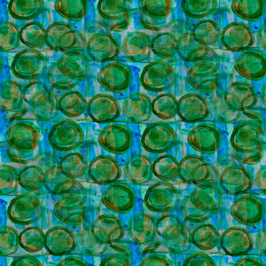 绿色 蓝色装饰水彩艺术无缝纹理的背景