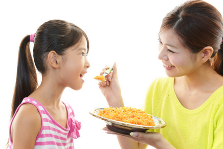 女孩吃的食物