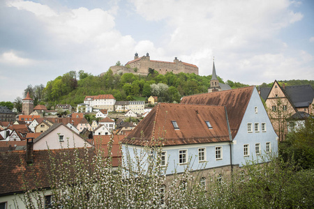 城堡在上弗兰肯, 巴伐利亚, 德国