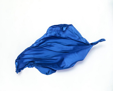 在运动中的抽象蓝色织物
