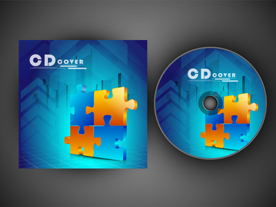 cd 封面设计为您的业务的。10 eps