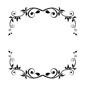 封面的边框.矢量插图照片