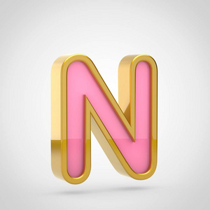 粉色字母 N