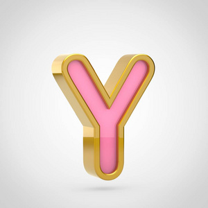 粉色字母 Y