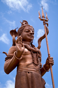 毛里求斯青铜湿婆神雕像图片