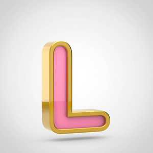 粉色字母 L