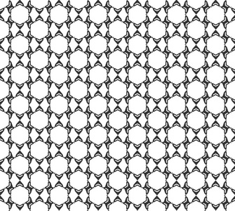 抽象的几何无缝图案