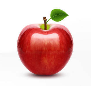 苹果红矢量图片