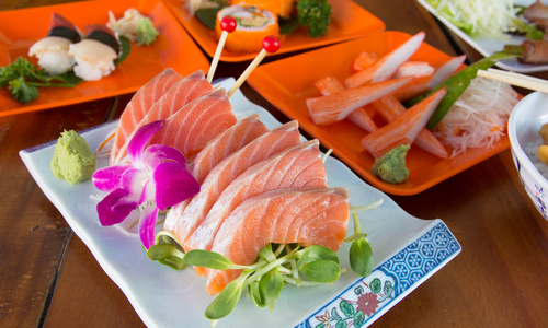 关闭日本食品生鱼片