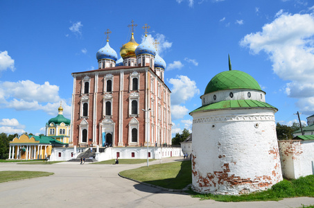 梁赞克里姆林宫 大教堂和斯 preobrazhensky 修道院
