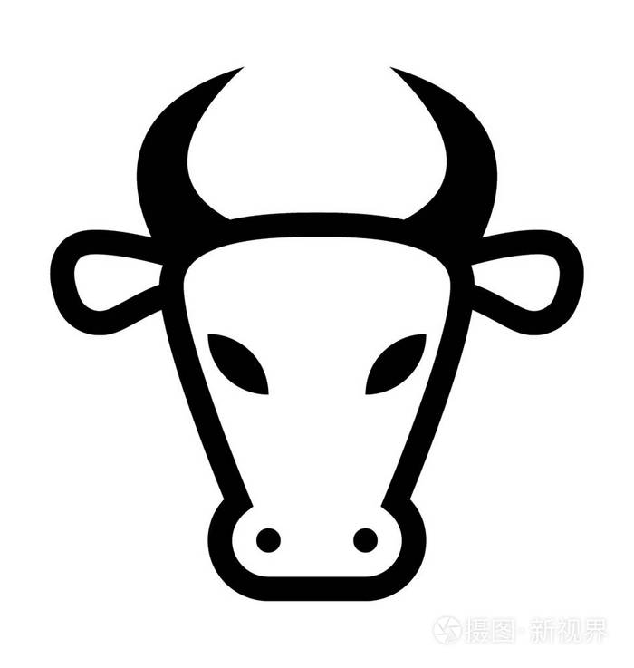 牛矢量图标插画-正版商用图片06ebj3-摄图新视界