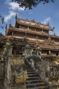 Nandew 修道院阿马拉布拉缅甸
