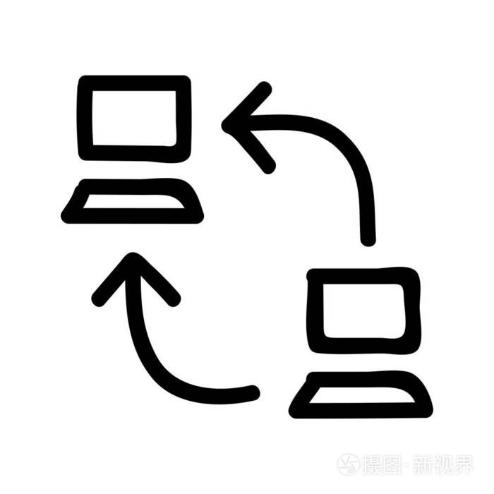 网络共享图标矢量图示插画-正版商用图片06eil4-摄图新视界