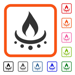 燃气热水器火焰图标图片