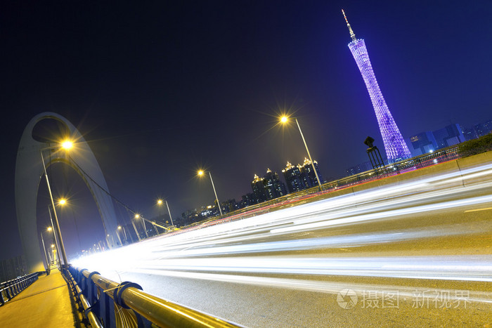 晚上在广州公路