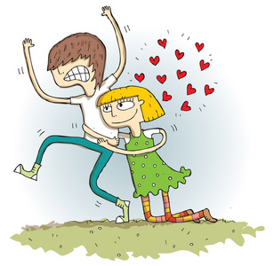 比伯卡通插图照片