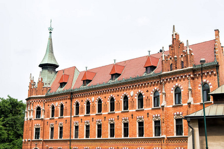 波兰克拉科夫的红砖建筑图片