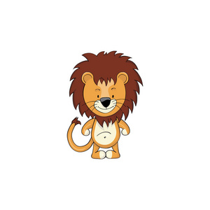 狮子卡通图标图片