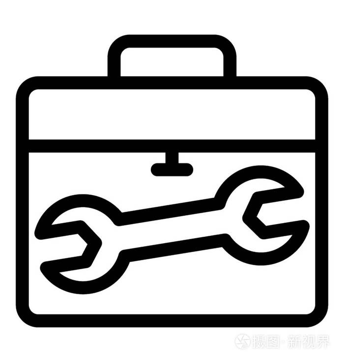 工具包线向量图标