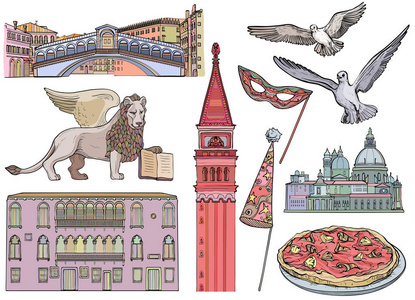 威尼斯旅游图片-威尼斯旅游素材-威尼斯旅游插画-摄图新视界