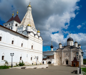 vladychny 修道院在塞普科夫 俄罗斯莫斯科地区