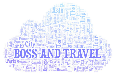 老板和旅游字云。Wordcloud 只用文本制作