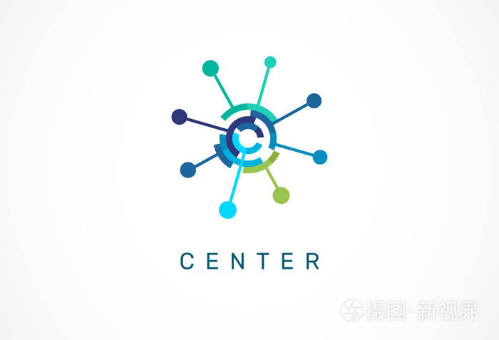 徽标技术科技图标和符号