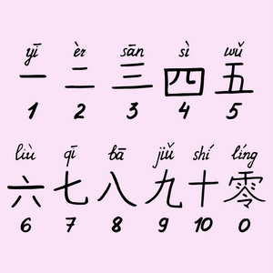 汉字数字从0到10