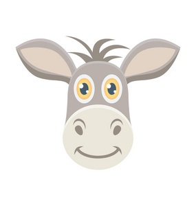 驴彩色矢量图标照片