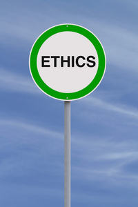 蓝色 原则 诚信为本 八字 商业道德 交通标志