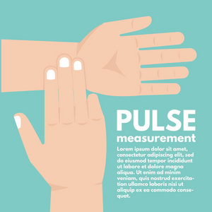 脉搏测量, 心率测定照片