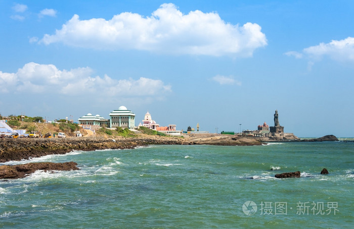 kanyakumari。城市在印度的泰米尔纳德邦，设在印度的最南点状态