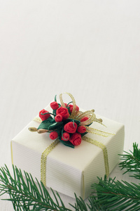 圣诞背景与礼品盒