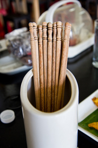 集团的亚洲筷子在中国餐馆