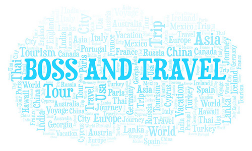 老板和旅游字云。Wordcloud 只用文本制作