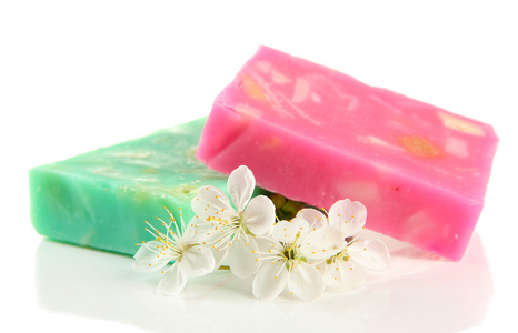 白色手工皂图片