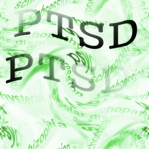 创伤后应激障碍 ptsd 背景概念，