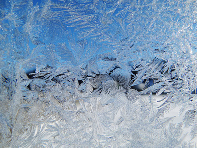 雪花模式作为冬季纹理背景