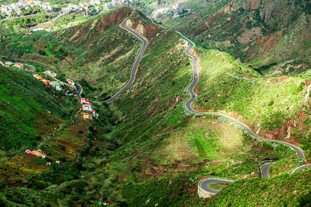 在 taganana 中的山路