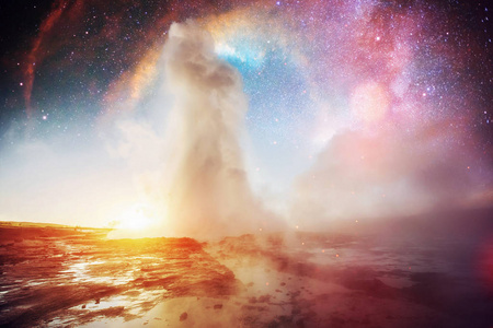 梦幻火山图片