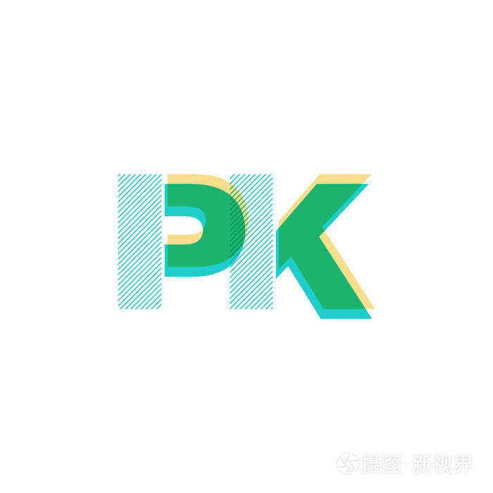 pk线标志矢量图示