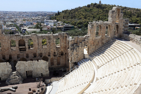 视图的剧场 herodes atticus