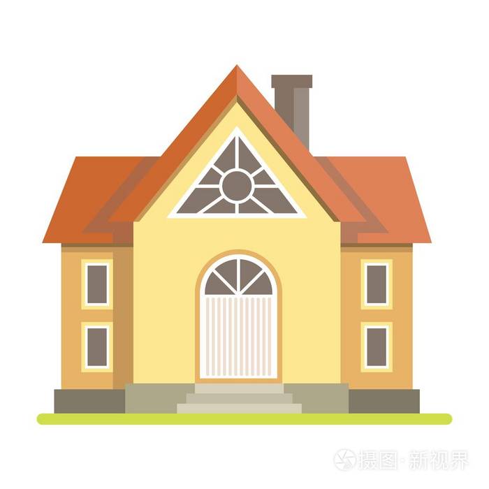 可爱的小屋砖房子